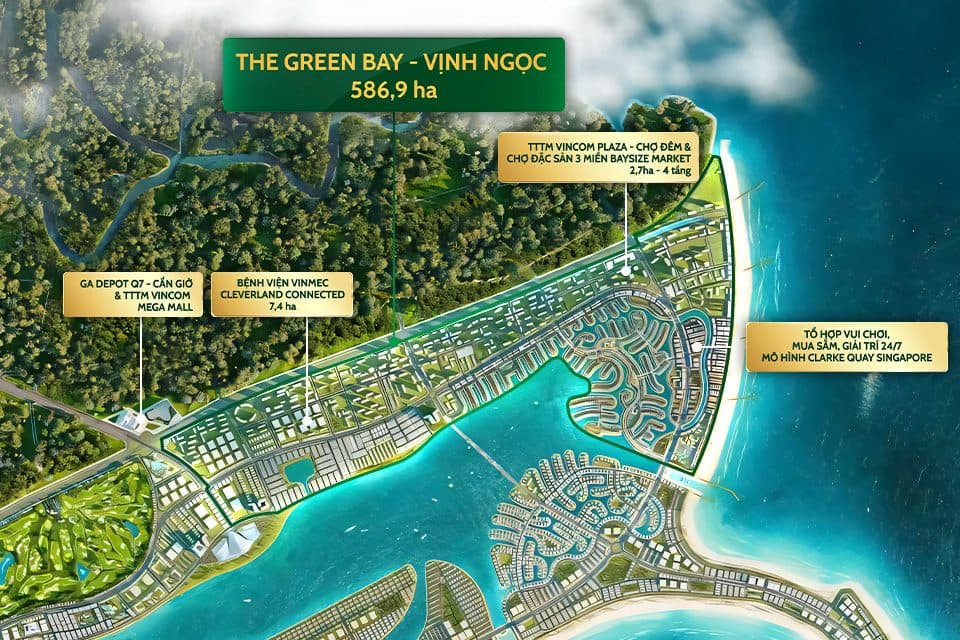 Phân khu ở thực tại Vinhomes Green Paradise Cần Giờ