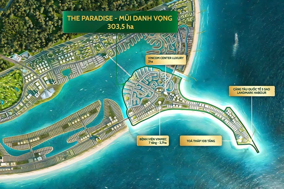 Phân khu thương mại tại Vinhomes Green Paradise Cần Giờ
